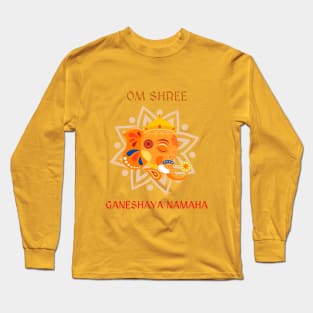 Indian Lord Ganesha Long Sleeve T-Shirt